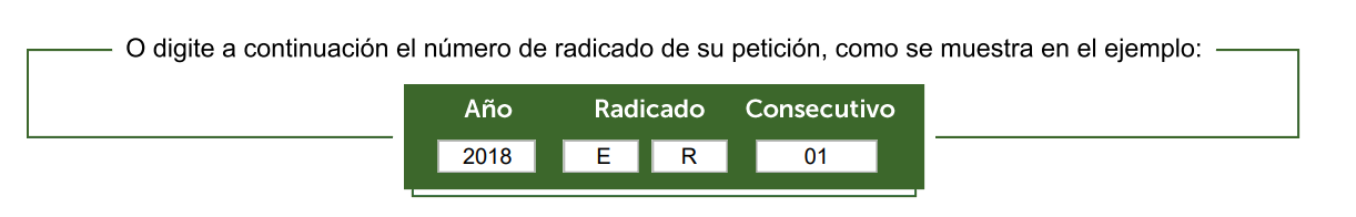 Ejemplo de consulta correspondencia